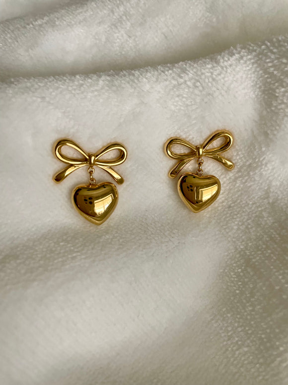 Bowtiful Gold Earrings