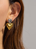 G&S Heart Earrings